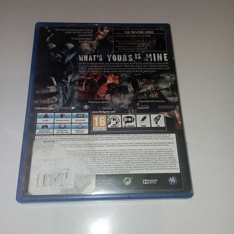 Thief [PS4]  **No Booklet**